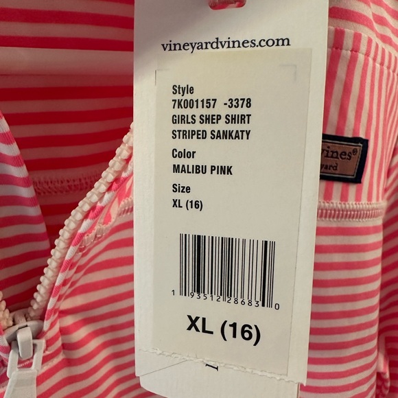 Girls Vineyard Vines 1/4 zip - Picture 4 of 4